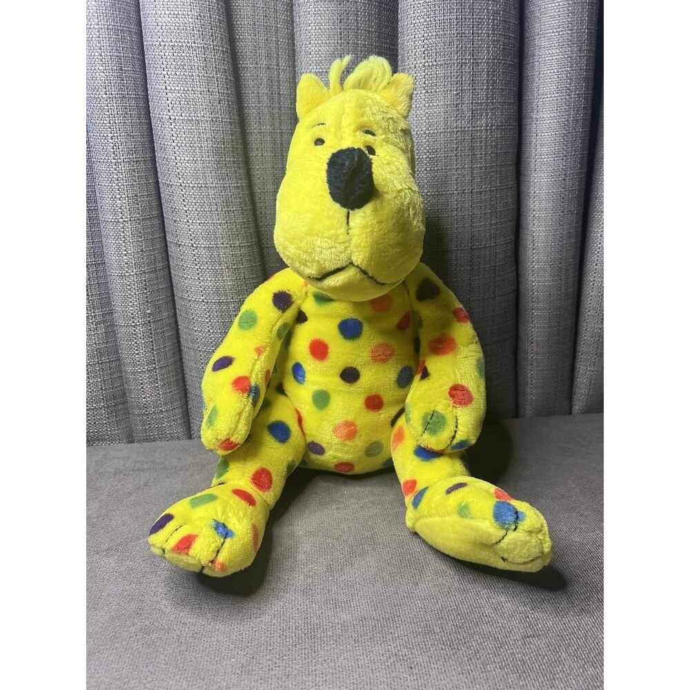 Put Me In The Zoo Yellow Spotted Plush 15 Inch Kohls Cares Stuffed Animal Toy